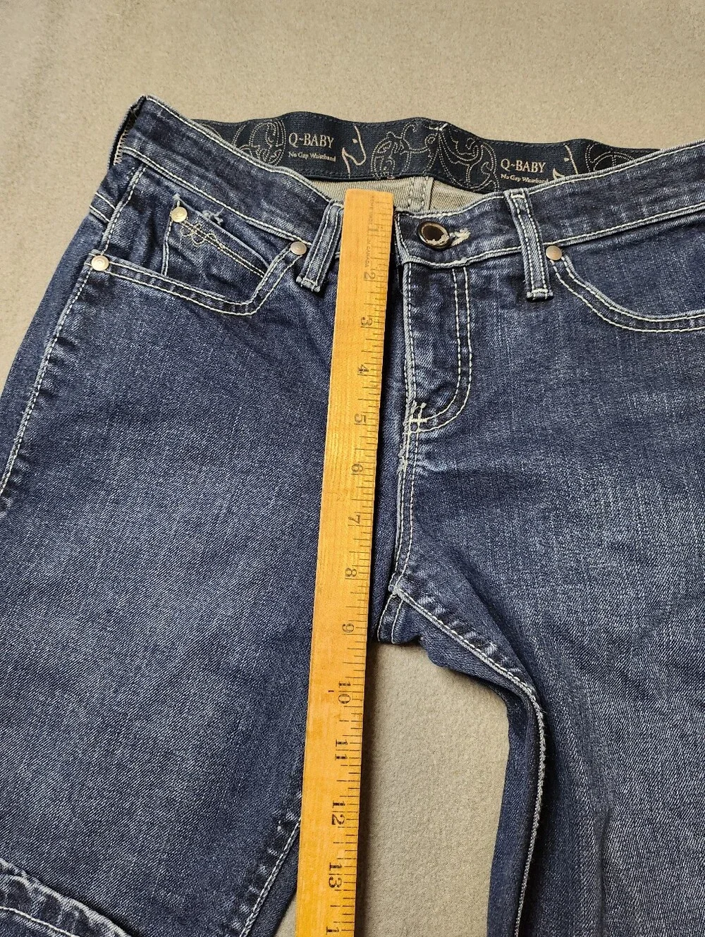 Wrangler Ultimate Riding Q-Baby Mid Rise Jeans Bootcut - Picture 14 of 14